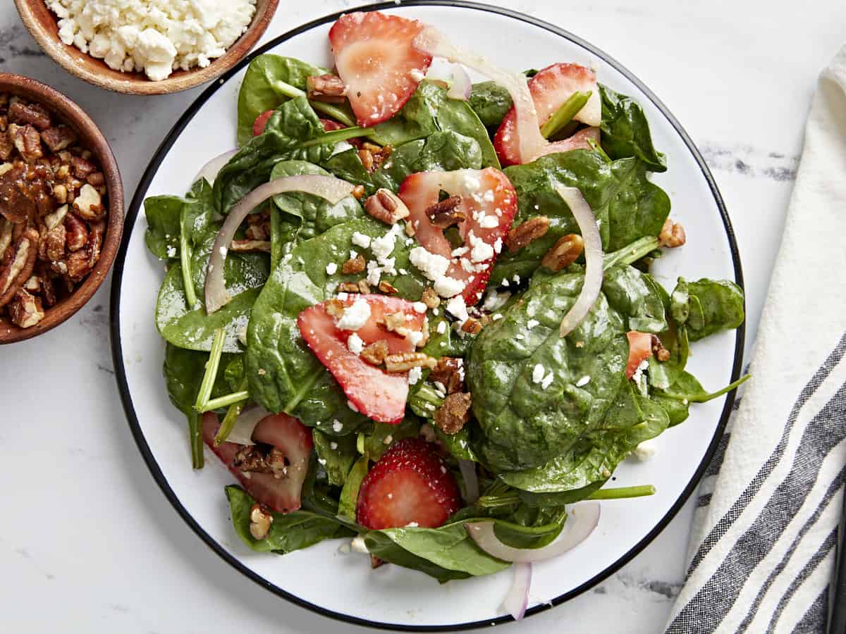 Make Strawberry Spinach Salad