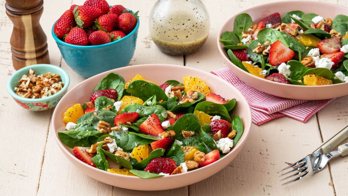 Strawberry Spinach Salad