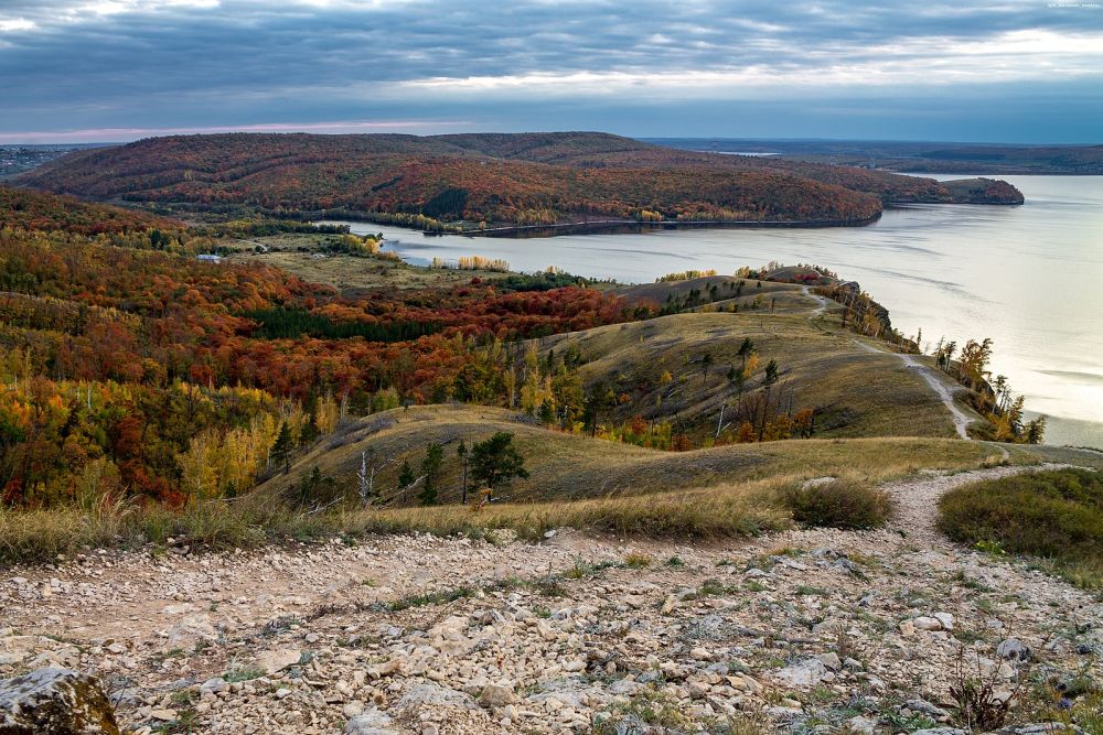 Sungai Volga Rusia