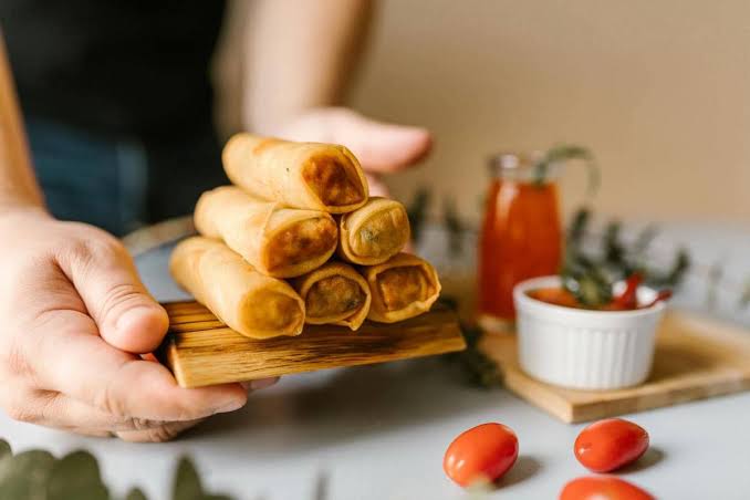Lumpia Ubi Coklat