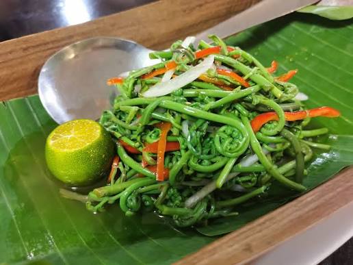 Midin Masak Belacan